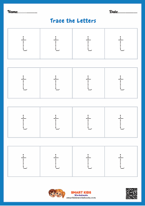 Letter Tracing Alphabet T Worksheet