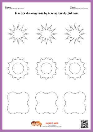 Shape And Tracing Worksheet